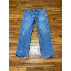 Levi's 505 Jeans Mens Size 38x29 Blue Medium Wash Denim Straight Leg Regular Fit